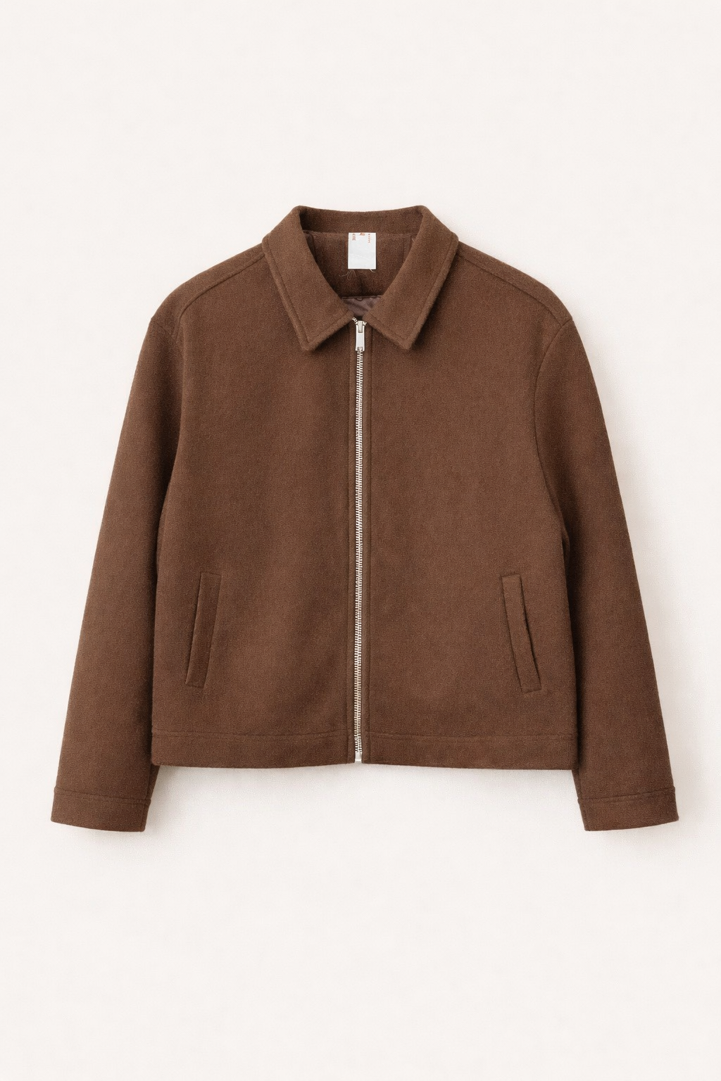 Charcoal brown suede everyday jacket