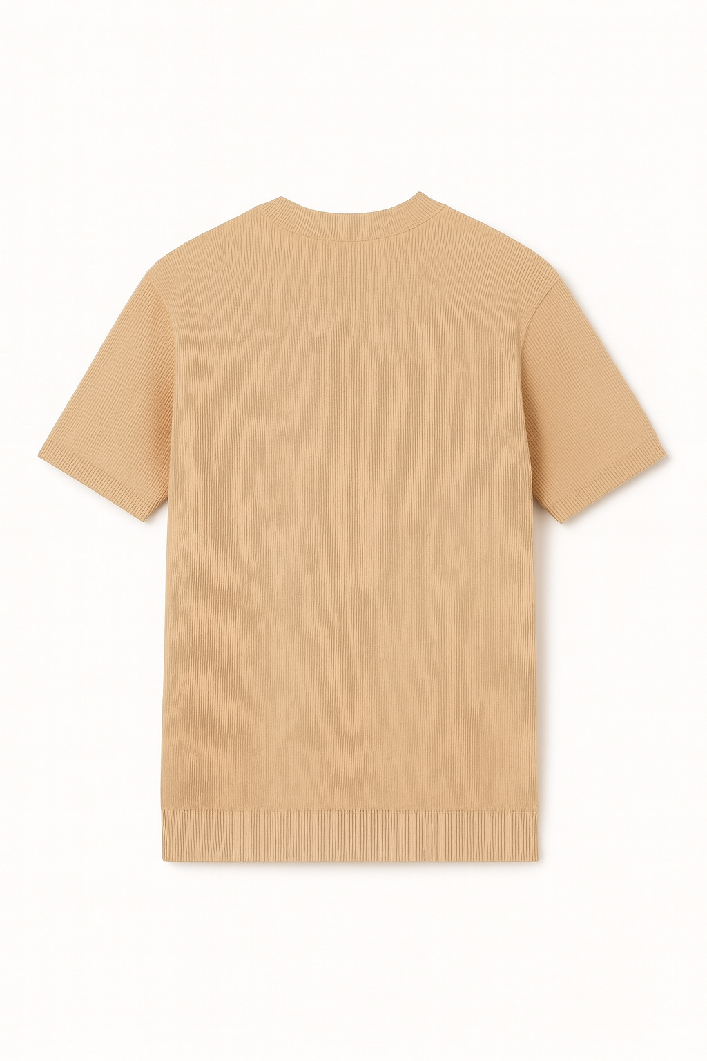 Sandstone Beige Knitted T-shirt