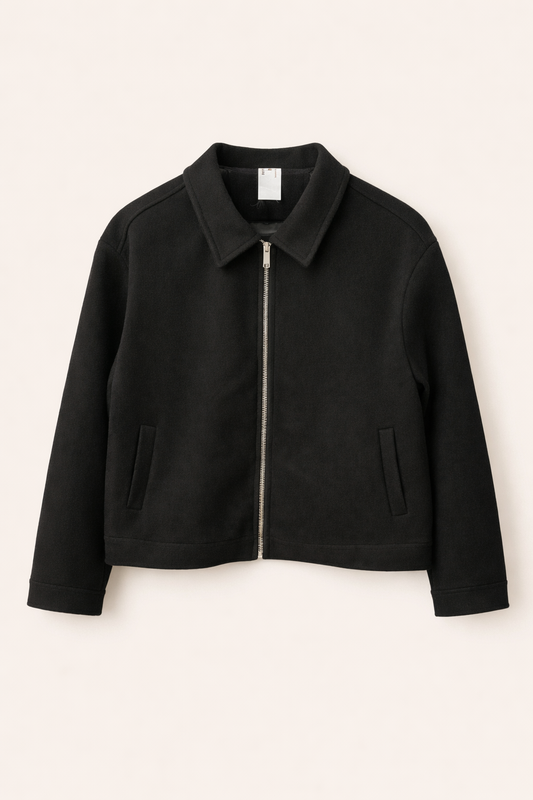 Midnight suede everyday jacket